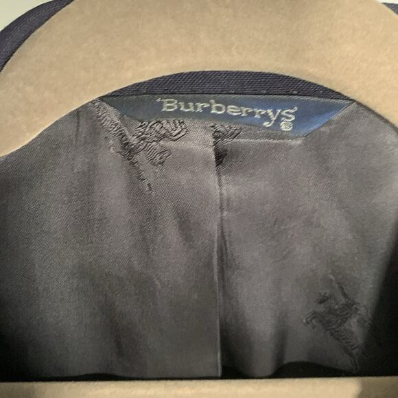 Burberrys’ Men’s Suit Coat Navy With Good Buttons Size 44L - Picture 4 of 9